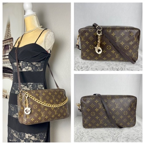 ✅#12 LOUIS VUITTON ✅ Authentic Monogram Crossbody Bag - Picture 13 of 16